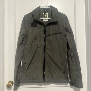 G-Star Raw Original Cargo Line Timor Biker Overshirt Moto Jacket Size M LIKE NEW